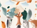 Owl, Bear & Deer Design - Baby Mobile Woodland – Rolirka