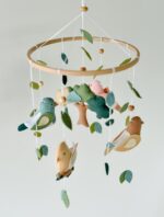Colorful Birds Design - Baby Mobile Woodland – Rolirka