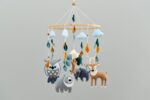 Owl, Bear & Deer Design - Baby Mobile Woodland – Rolirka