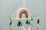 Whale & Floral Crib Decoration- Baby Mobile Ocean - Rolirka