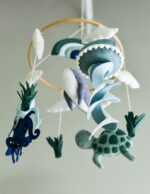 Whale, Octopus & Turtle Nursery Decor - Baby Mobile Ocean - Rolirka